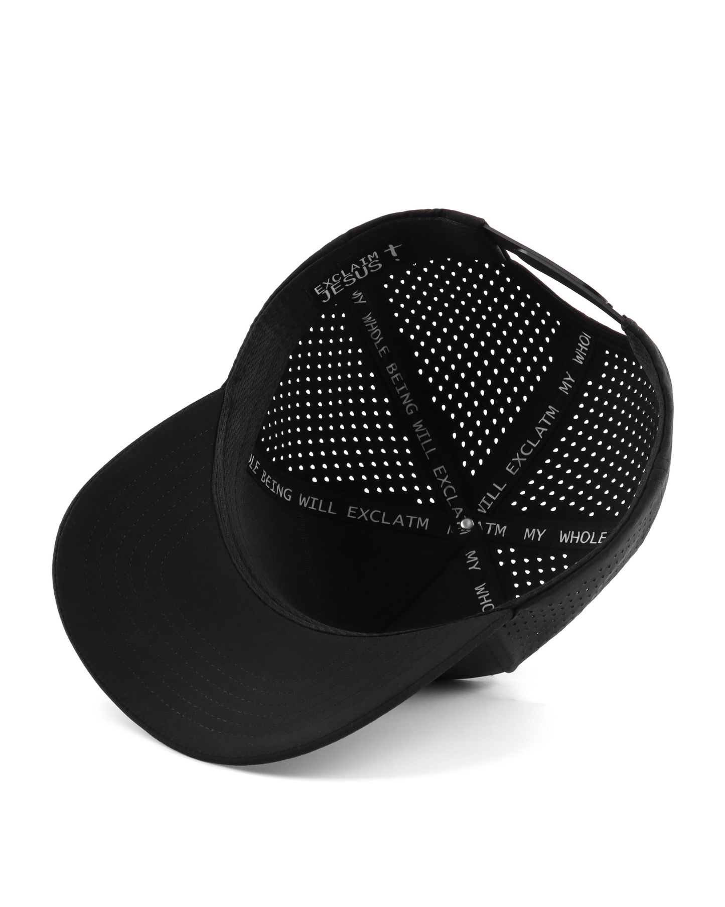 Exclaim Jesus Summit Cap | Black | High Profile